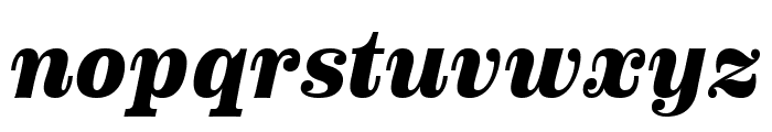 Eames Black Bold Italic Font LOWERCASE