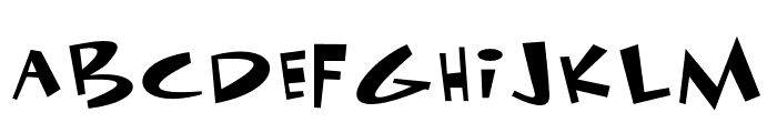 Funhouse Font UPPERCASE