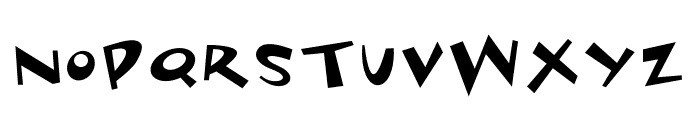 Funhouse Font LOWERCASE