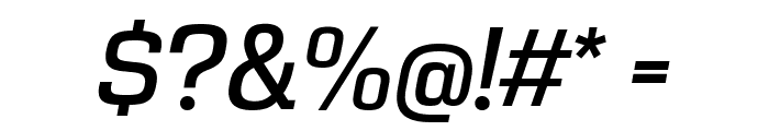 Girard Fonts Slab Regular Light Book Italic Font OTHER CHARS