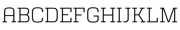 Girard Fonts Slab Regular Light Regular Font UPPERCASE