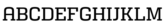 Girard Fonts Slab Regular Light Font UPPERCASE