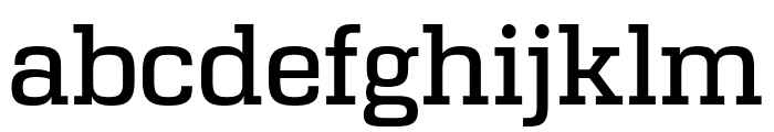 Girard Fonts Slab Regular Light Font LOWERCASE