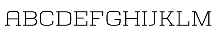 Girard Fonts Slab Wide Light Regular Font UPPERCASE