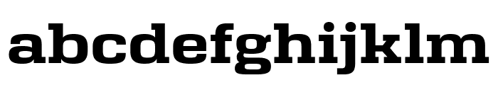 Girard Fonts Slab Wide Light Font LOWERCASE