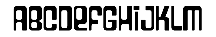 House 3009 Outerspace Alpha Font UPPERCASE