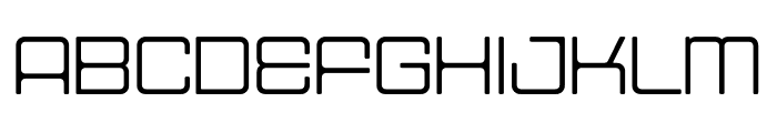 House 3009 Spaceage Light Alpha Regular Font UPPERCASE