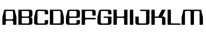 House 3009 Spaceage Light Gamma Bold Font UPPERCASE