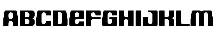 House 3009 Spaceage Light Gamma Extra Bold Font LOWERCASE