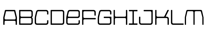 House 3009 Spaceage Light Gamma Font LOWERCASE