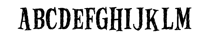 Monster Fonts House of Death Font UPPERCASE