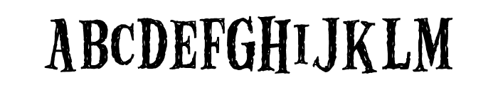 Monster Fonts House of Death Font LOWERCASE