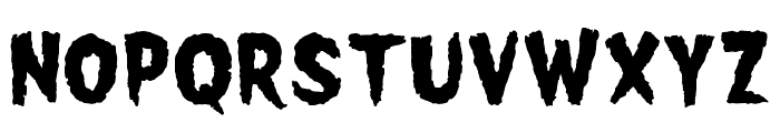 Monster Fonts Spookhouse Font UPPERCASE