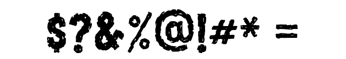 Monster Fonts Voodoohouse Font OTHER CHARS