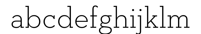 Neutraface Slab Text Light Regular Font LOWERCASE