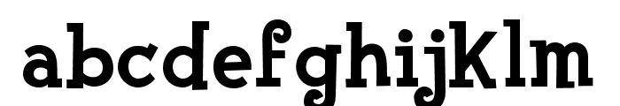 Rat Fink Fonts Heavy Font LOWERCASE
