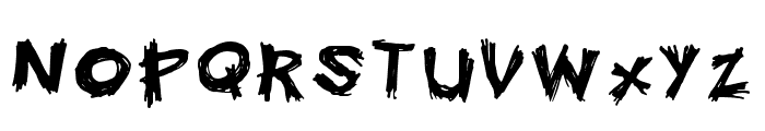 Scrawl Ashyhouse Font LOWERCASE