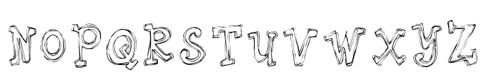 Scrawl Springhouse Font UPPERCASE