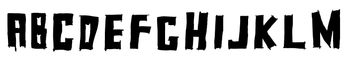 Scrawl Squarehouse Solid Font LOWERCASE