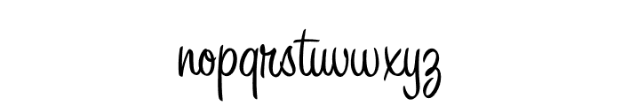 Sign Painter Casual Font LOWERCASE