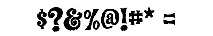Tiki Type Surf Font OTHER CHARS