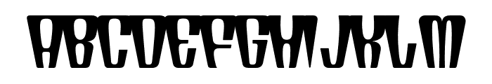 Tiki Type Wood Font LOWERCASE