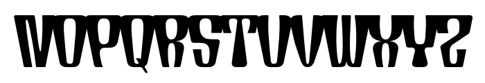 Tiki Type Wood Font LOWERCASE