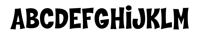 Typography of Coop Heavy Font UPPERCASE