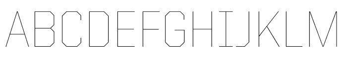 United Sans Regular Thin Light Font UPPERCASE