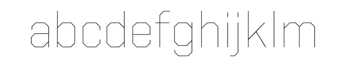 United Sans Regular Thin Light Font LOWERCASE