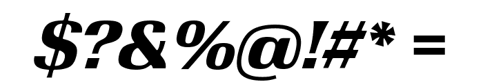 Velo Sans Display Thin Bold Italic Font OTHER CHARS
