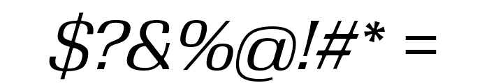 Velo Sans Display Thin Book Italic Font OTHER CHARS