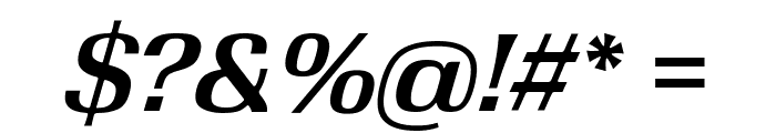 Velo Sans Display Thin Medium Italic Font OTHER CHARS