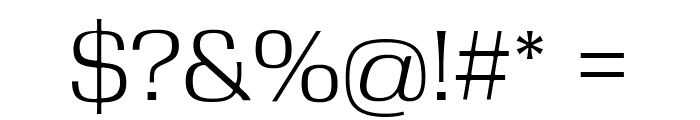 Velo Sans Display Thin Regular Font OTHER CHARS