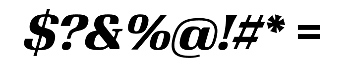 Velo Serif Display Thin Bold Italic Font OTHER CHARS