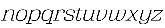 Velo Serif Display Thin Regular Italic Font LOWERCASE