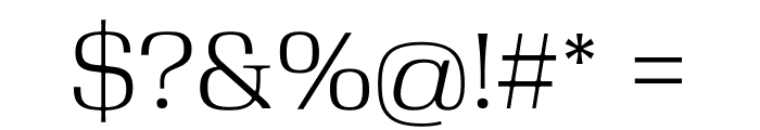 Velo Serif Display Thin Regular Font OTHER CHARS