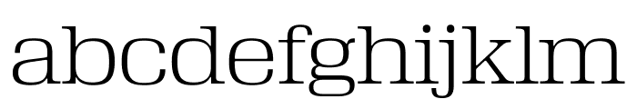 Velo Serif Display Thin Regular Font LOWERCASE