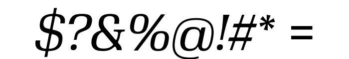 Velo Serif Text Regular Book Italic Font OTHER CHARS