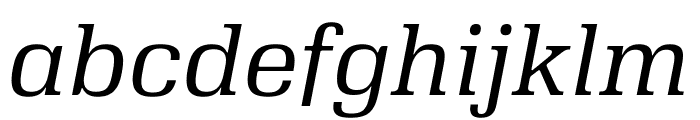 Velo Serif Text Regular Book Italic Font LOWERCASE
