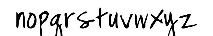 High Strung Font LOWERCASE