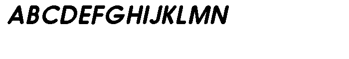 Hiruko Regular Oblique Font UPPERCASE