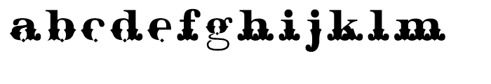 Hickory Fill Font LOWERCASE