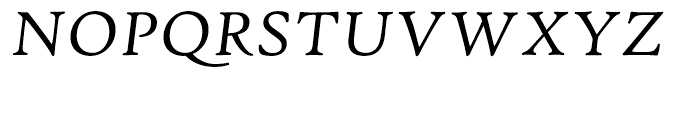 Hightower Text Italic Font UPPERCASE