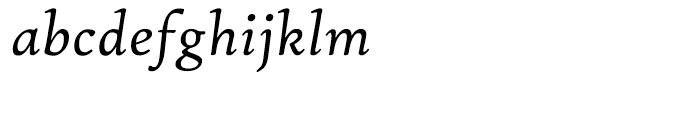 Hightower Text Italic Font LOWERCASE