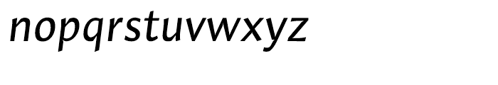 Hildegard Italic Font LOWERCASE
