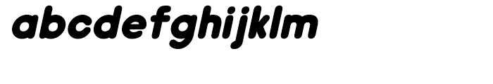 Hiruko Black Oblique Font LOWERCASE