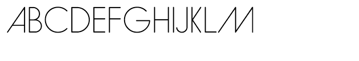 Hiruko Extra Light Alternate Font UPPERCASE