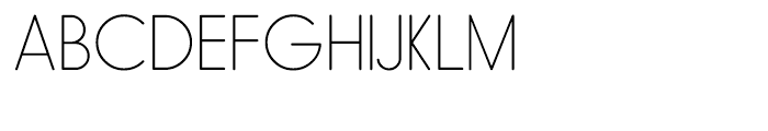 Hiruko Extra Light Font UPPERCASE