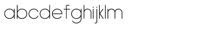 Hiruko Extra Light Font LOWERCASE